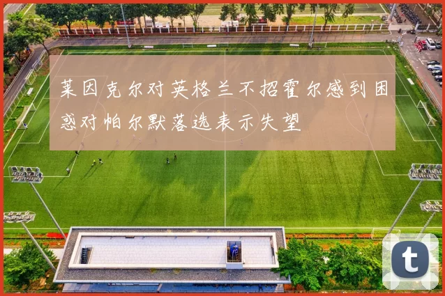 莱因克尔对英格兰不招霍尔感到困惑对帕尔默落选表示失望